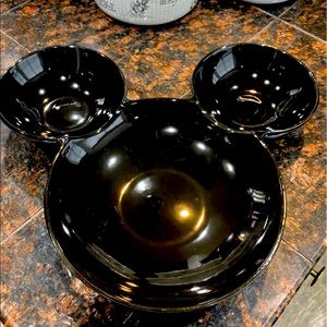 Disney Ceramic Mickey head large dips bowl